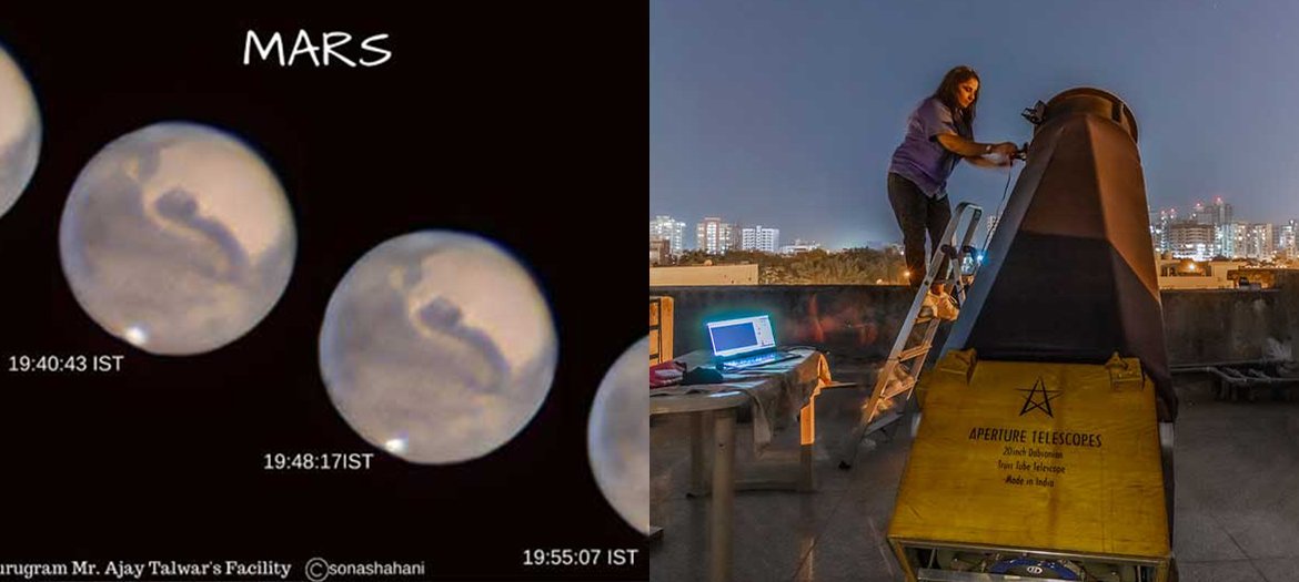 Shooting Mars with 20-Inch Aperture Telescope
